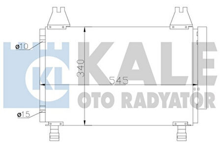 Kale 390100 Klima Kondenseri Yaris Al Al 524X318X16 8846052110