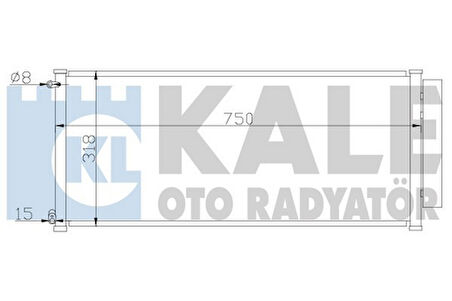 Kale 392000 Klima Radyatörü Jazz II 02-08 Otomatik 755x330x16 80110SAA013