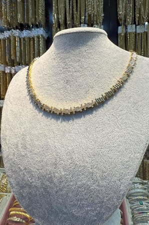 14 K Yeşil Altın Renk Vip 45 cm Kolye