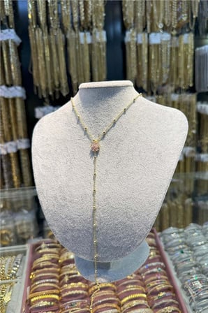 14 K Yeşil Altın Renk Vip 45 cm Kolye