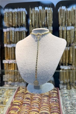 14 K Yeşil Altın Renk Vip 45 cm Kolye