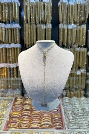 14 K Yeşil Altın Renk Vip 45 cm Kolye