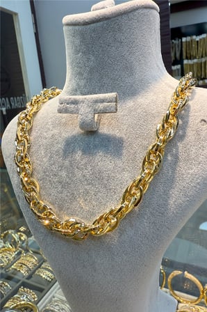 14 K Altın Renginde Xuping Vip 45 cm Kolye