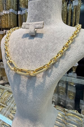 14 K Altın Renginde Xuping Vip 45 cm Kolye