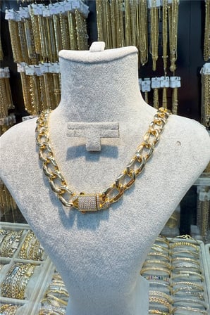 14 K Altın Renginde Xuping Vip 45 cm Kolye