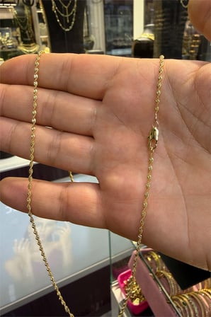 İnce Singabur Zincir 60 cm Kolye