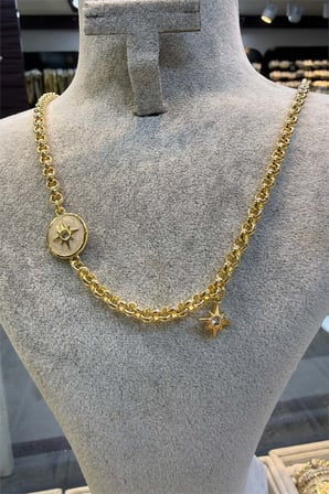Cetaş Kolye Mineli 45 cm