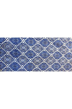 Osmanlı Desenli 6 Metrekare Halı Örtüsü, Savan, Çok Amaçlı Pike, Pamuklu