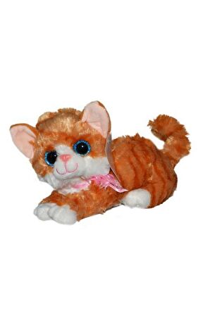 Sevimli Peluş Sesli Kedi 28 cm