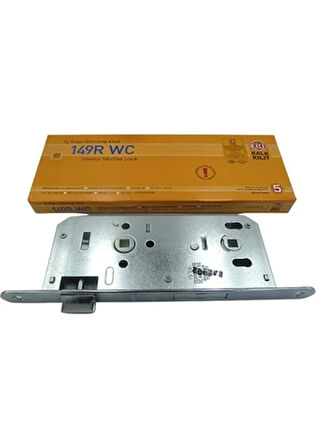 Kale 149 R Wc Kale Iç Kapı Gömme Kilidi (Geniş Tip), Ahşap Wc Kapıları Için,