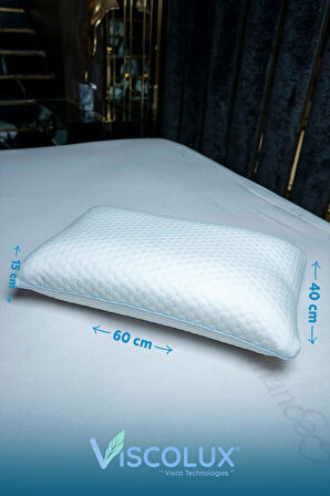 Anadolu Tombul Ortopedik Yastık - Baş Ağrısı Önleyici Klasik Visco Yastık 60x40x15