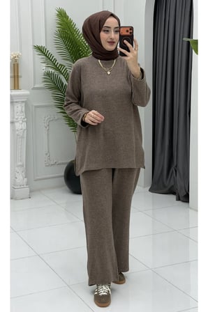 Rabia Takım Kahverengi