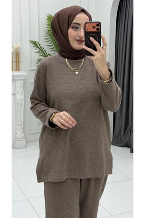 Rabia Takım Kahverengi