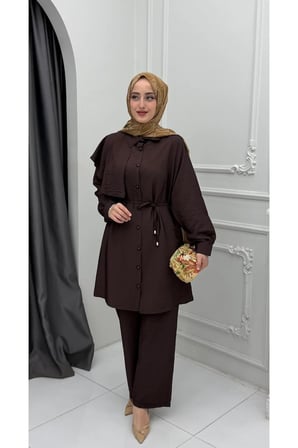 Miray Takım Kahverengi