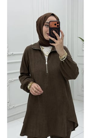 Nevra Takım Kahverengi