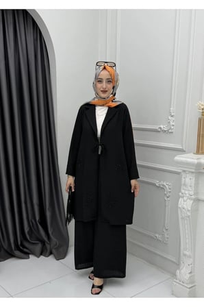 Açelya Takım Siyah