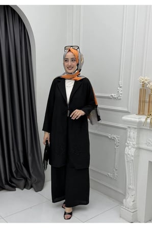 Açelya Takım Siyah