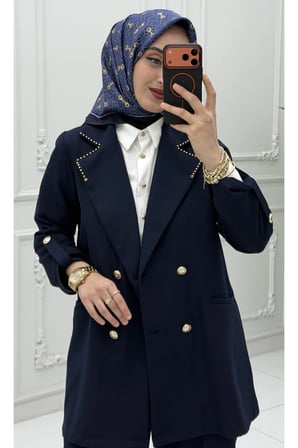 Diana Ceket Takım Lacivert