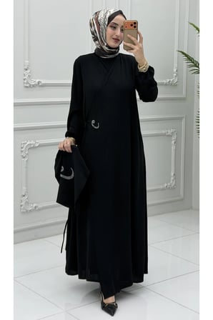 Mihri Namaz Elbise Siyah