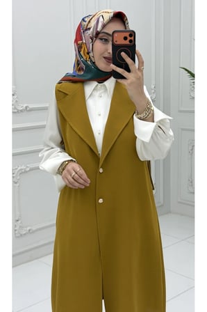 Sofia Yelek Takım Hardal