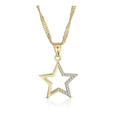 Stars Rime Altın Kolye