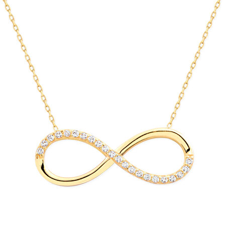 Altın Sonsuzluk Kolye (KLY0010)