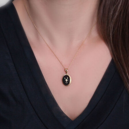 Altın Akrep Kolye (KLY0359)