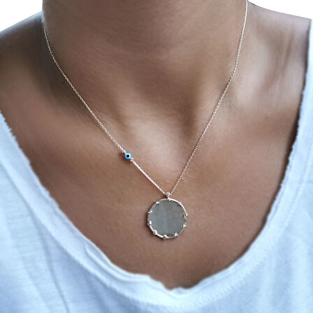 2.5 Cm Altın Plaka İsim Toplu Kolye (KLY0469)