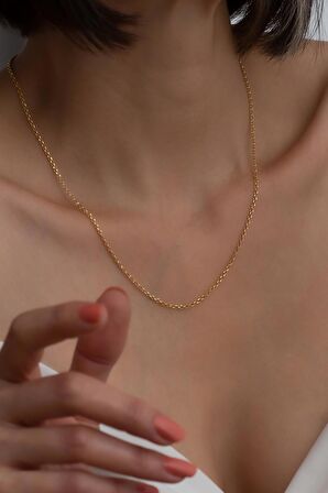 14 Ayar Altın Doç Kolye