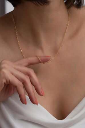 14 Ayar Altın Doç Kolye