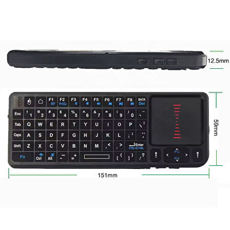 Yeni Tasarım Kablosuz Mini Akıllı Klavye Tv Televizyon PS4/PS5/XBOX/PROJEKSİYON Lazer İşaretleyici