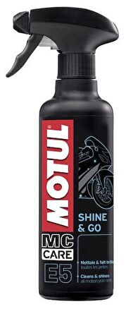 Motul E5 Shine & Go 0,400L (Plastik Yüzey Parlatıcı)