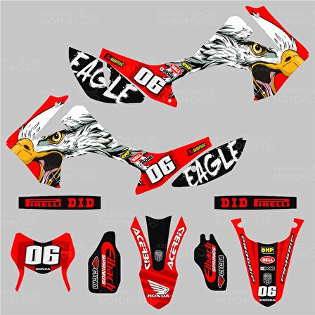 Honda CRF 250 L Eagle Design Sticker Set No:06