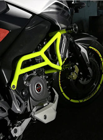 Bajaj Pulsar 200 NS Koruma Demiri Set Neon