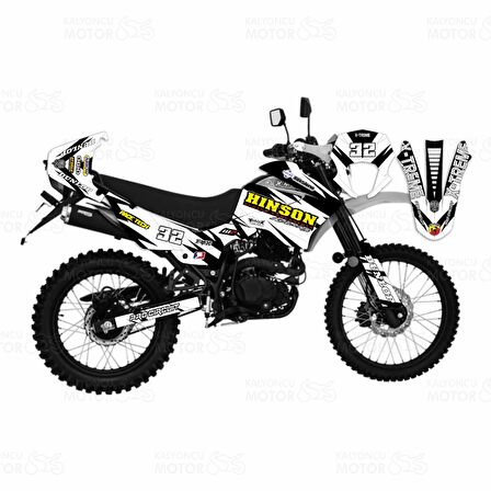 Mondial X-Treme Max 200 Hinson Design Beyaz Sticker Set