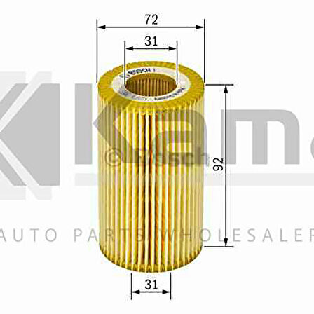 5650380 YAĞ FİLTRESİ OPEL ASTRA-H (Z1.7DTL-DTH) 04-07 / ASTRA-G (Z1.7DTL/Y1.7DT) 00-04 / CORSA-C (Y1.7DT) 01- / COMBO-C ( İTHAL