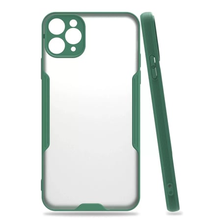 Newface Apple iPhone 11 Pro Kılıf Platin Silikon - Yeşil