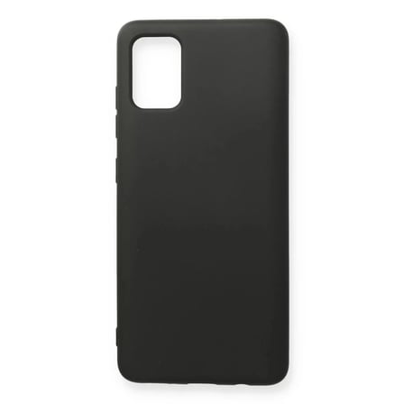 Newface Samsung Galaxy A71 Kılıf Nano içi Kadife Silikon - Siyah