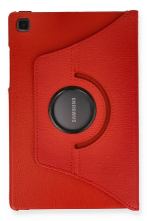 Newface Samsung Galaxy T500 Tab A7 10.4 Kılıf 360 Tablet Deri Kılıf - Kırmızı