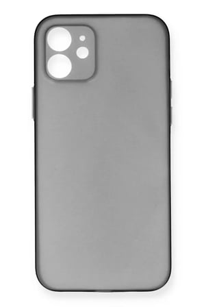 Newface Apple iPhone 12 Kılıf PP Ultra İnce Kapak - Gri