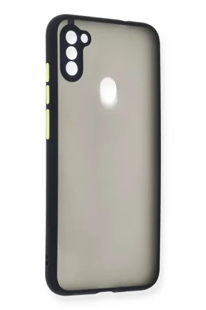 Newface Samsung Galaxy A11 Kılıf Montreal Silikon Kapak - Lacivert