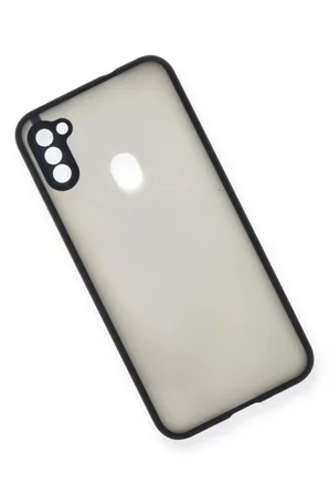 Newface Samsung Galaxy A11 Kılıf Montreal Silikon Kapak - Lacivert