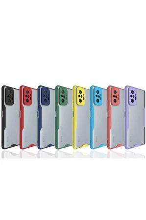 Newface Xiaomi Redmi Note 10 Pro Kılıf Platin Silikon - Mavi