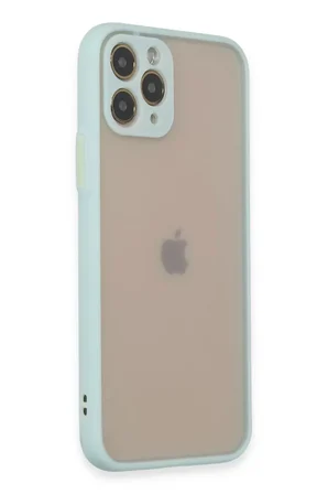 Newface Apple iPhone 11 Pro Kılıf Montreal Silikon Kapak - Turkuaz