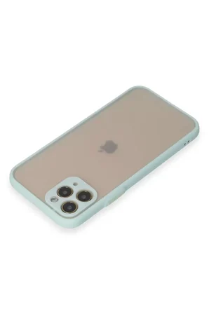 Newface Apple iPhone 11 Pro Kılıf Montreal Silikon Kapak - Turkuaz