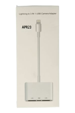 Newface APR23 Iphone Otg 3in1 - Beyaz