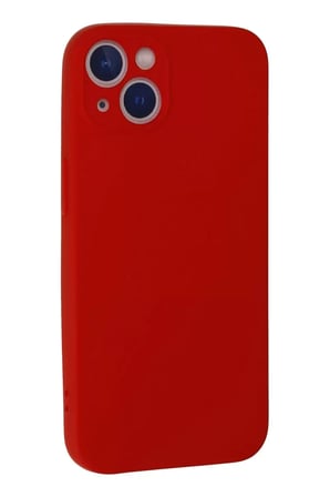 Newface Apple iPhone 13 Mini Kılıf Nano içi Kadife Silikon - Kırmızı