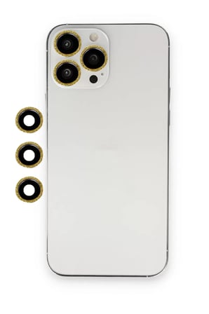 Newface Apple iPhone 12 Pro Max Shine Kamera Lens - Gold