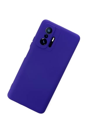 Newface Xiaomi Mi 11T Pro Kılıf Nano içi Kadife Silikon - Mor