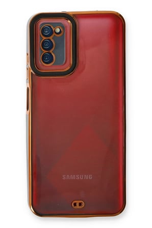 Newface Samsung Galaxy A03S Kılıf Liva Lens Silikon - Siyah